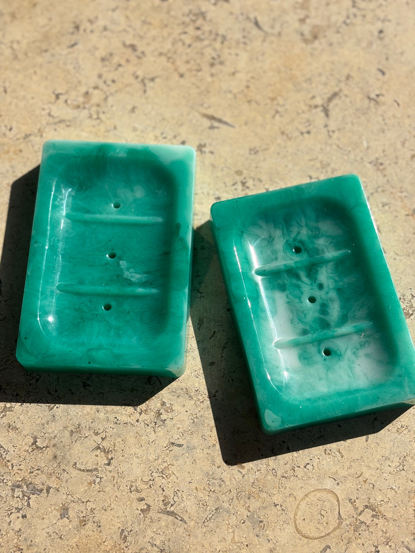 Green Soap Dish