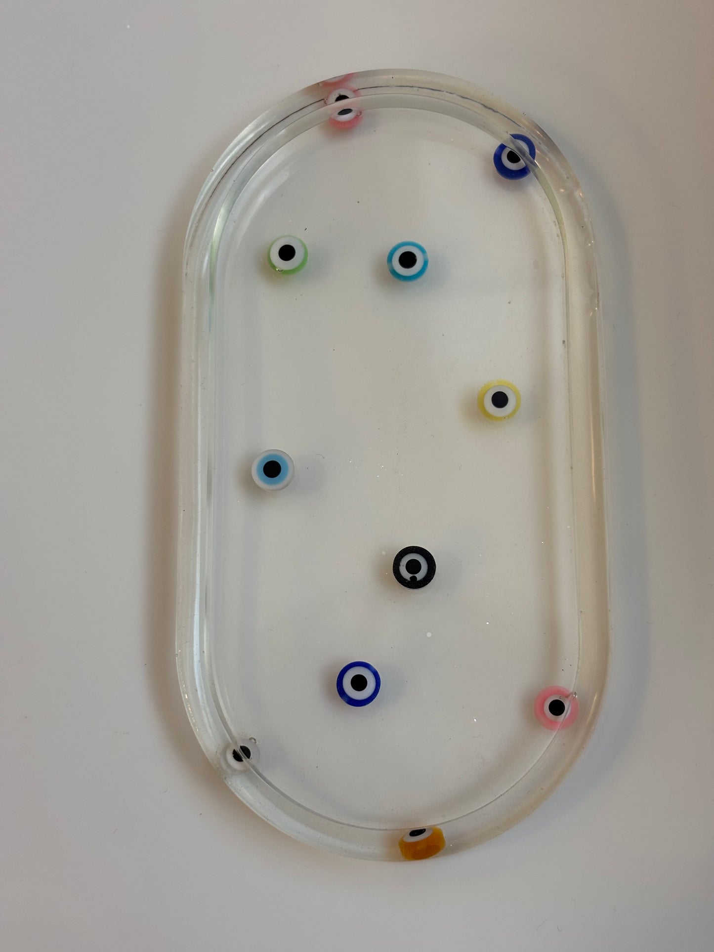 Colored Evil Eye Trinket Dish