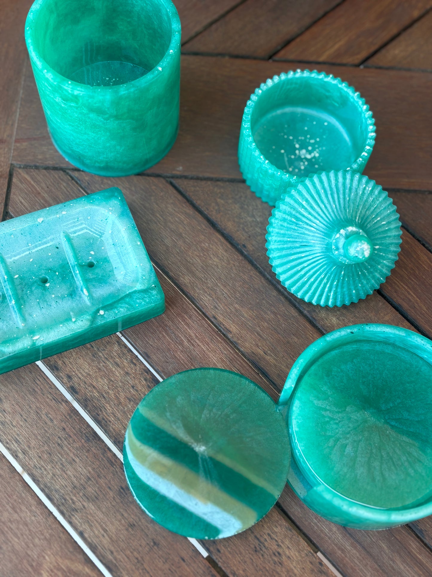 Green & White Gift Box