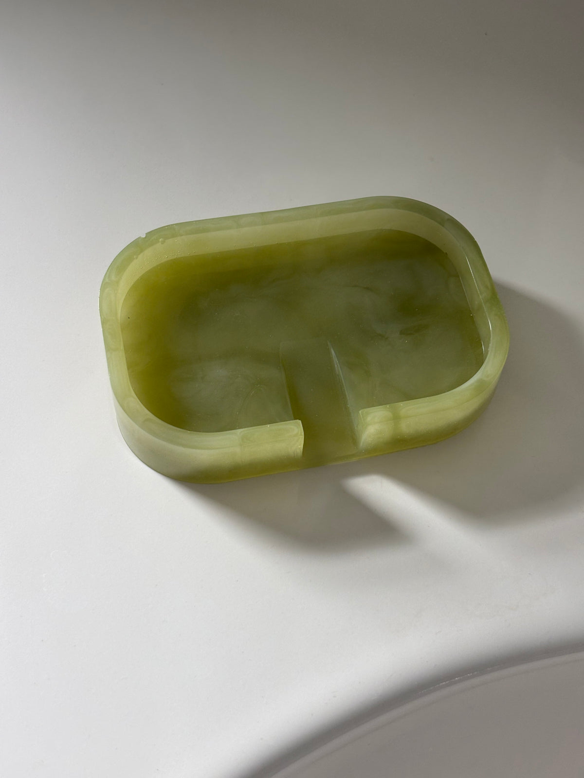 Olive Mist Soap Dish