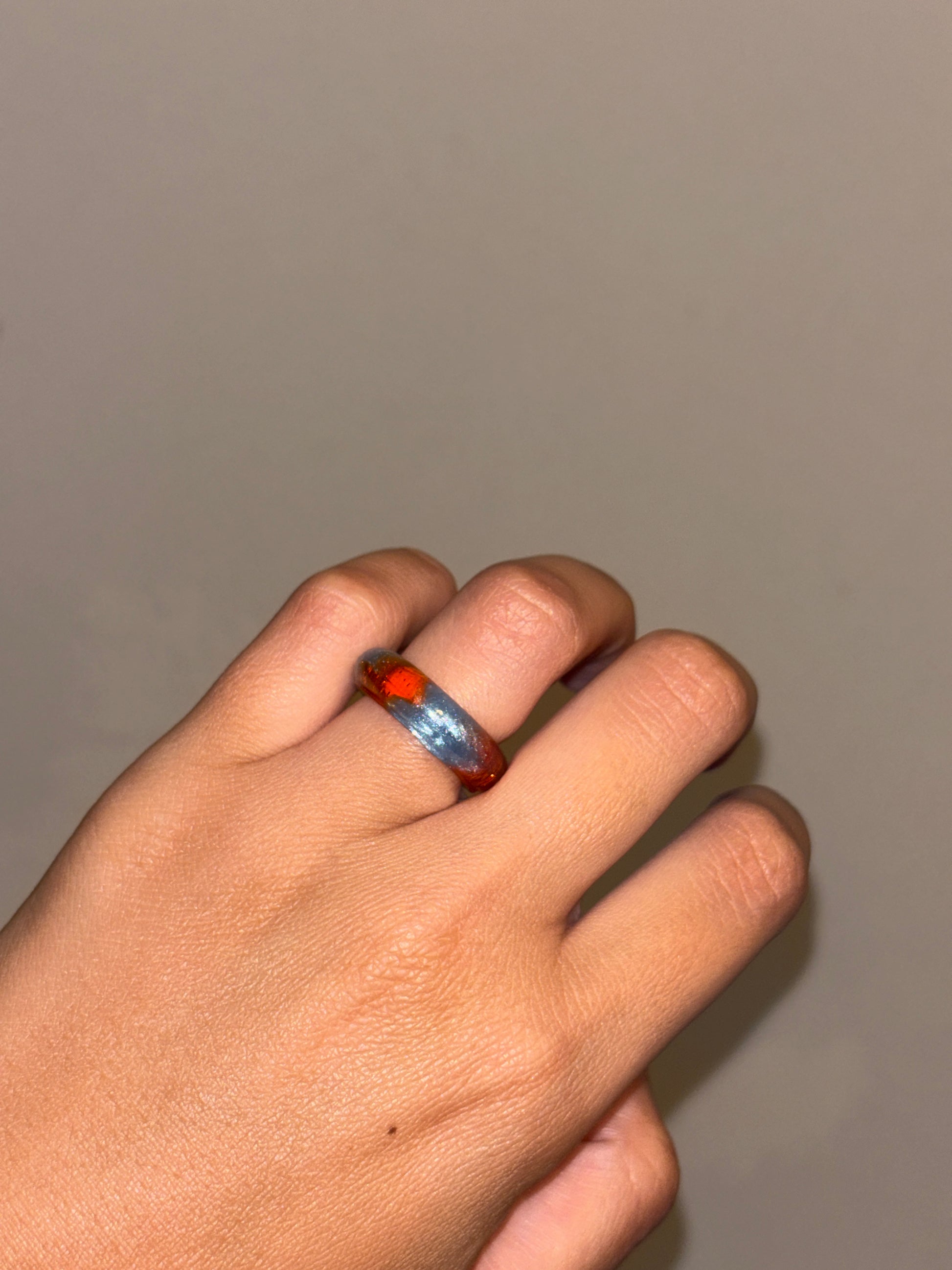 Blue & Orange Ring