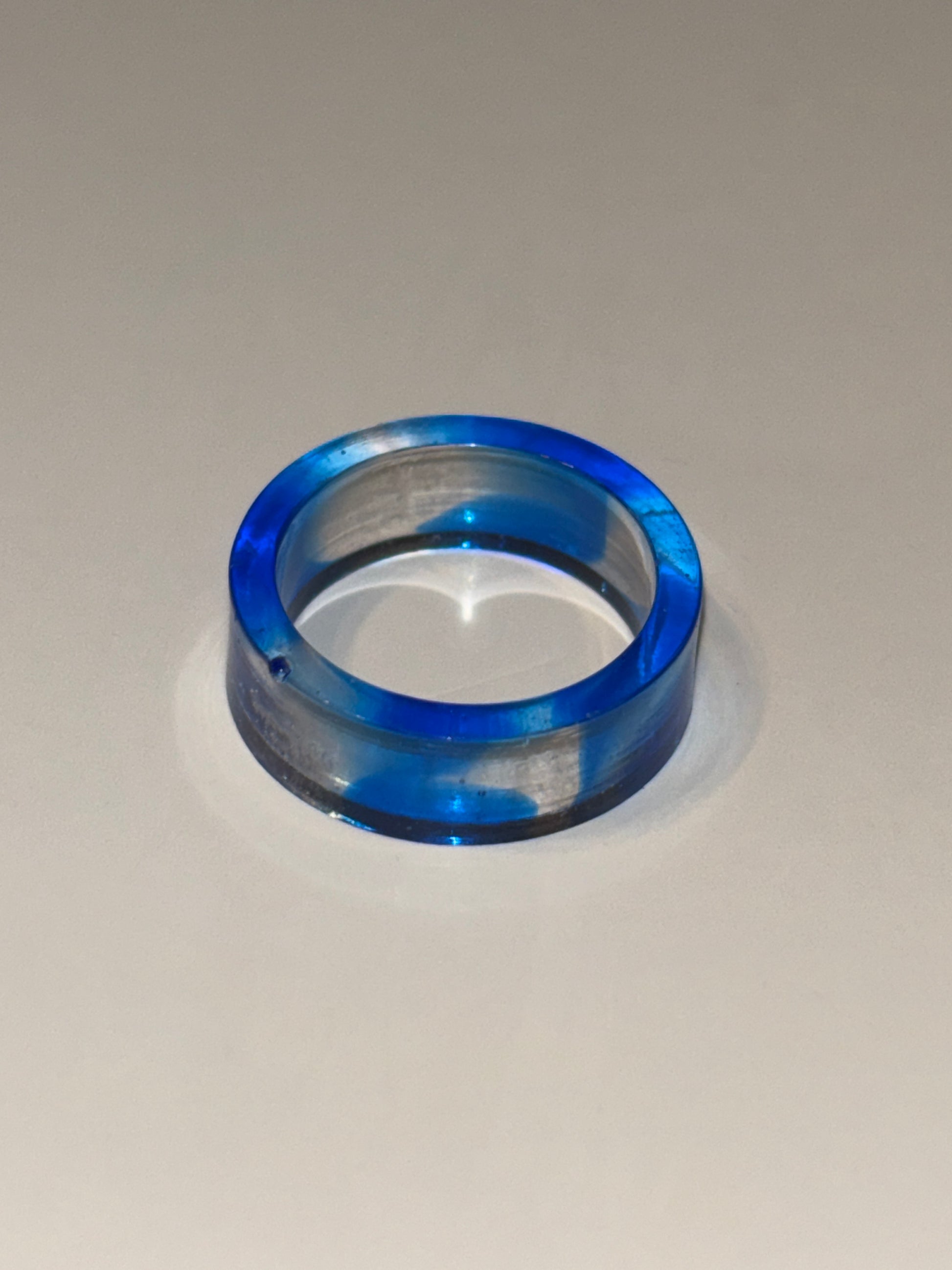 Blue Dots Frame Ring