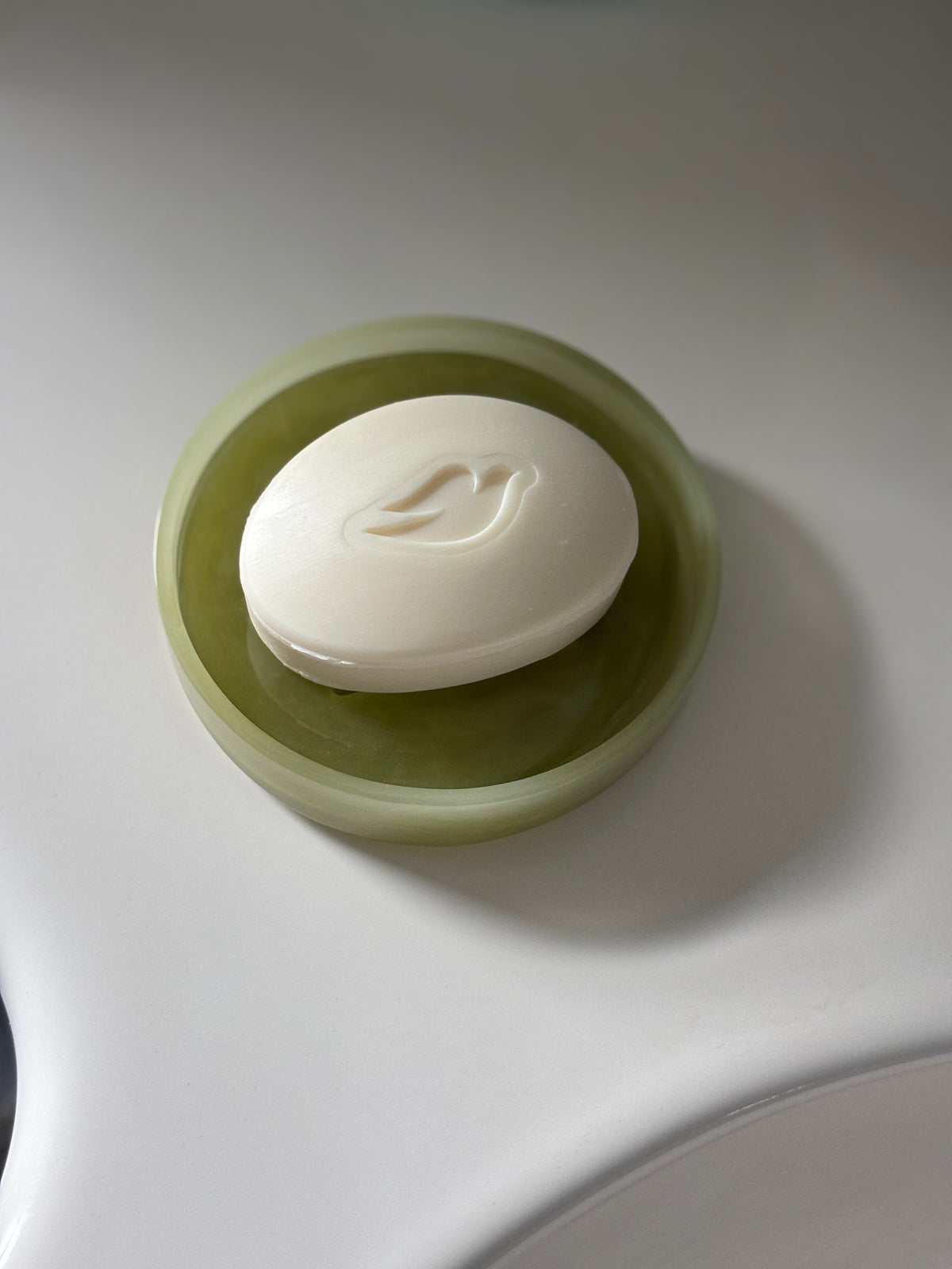 Olive Mist Soap Dish