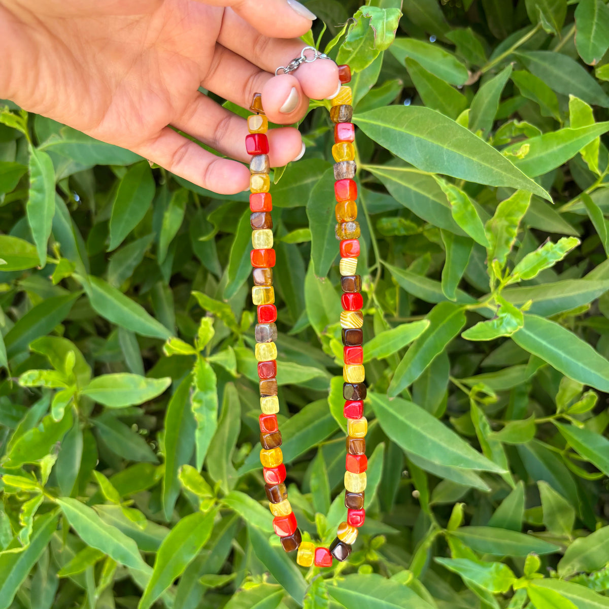 Golden Hour Beaded Necklace