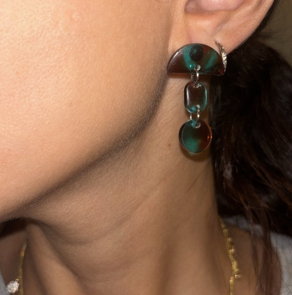 Reef - Turquoise & Espresso