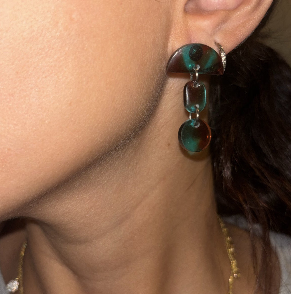Reef - Turquoise & Espresso