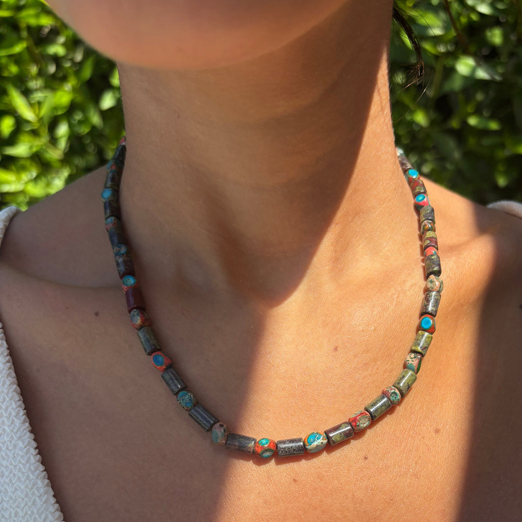Garden bead necklace