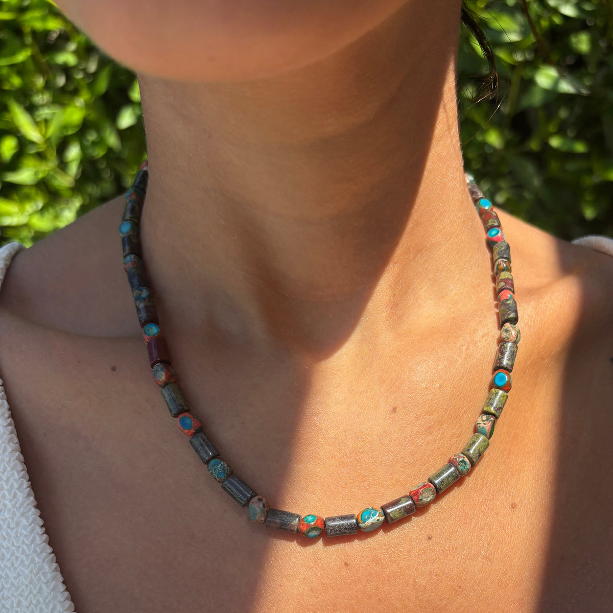 Garden bead necklace