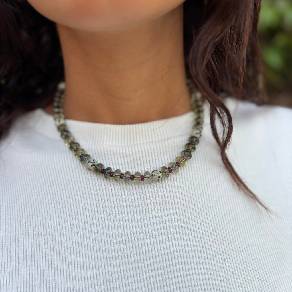 Forest Berry Beaded Necklace