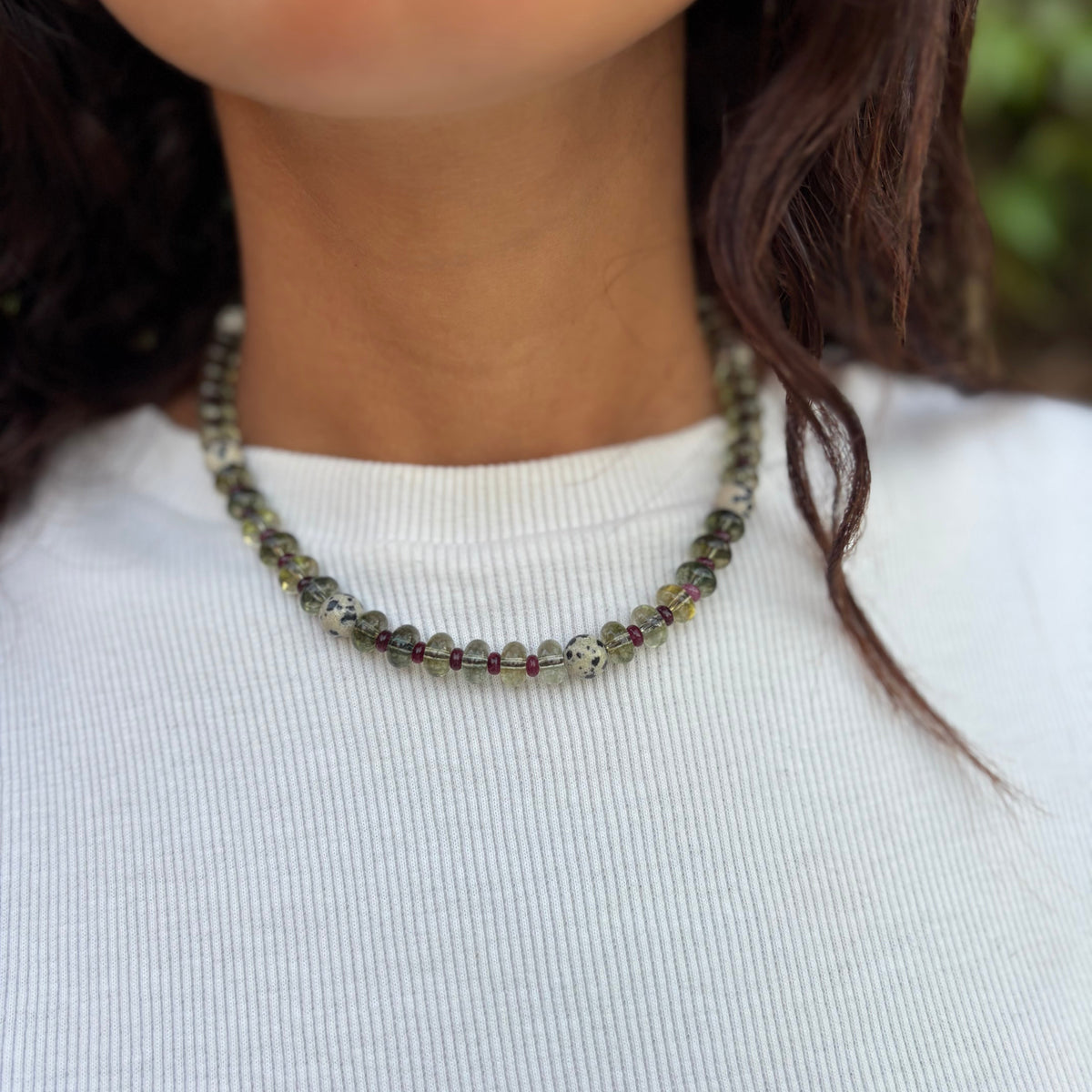 Forest Berry Beaded Necklace