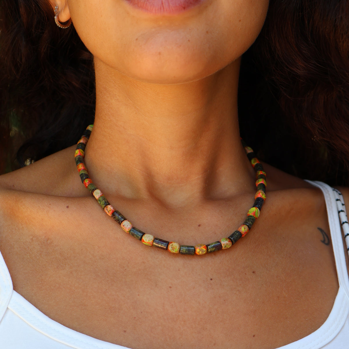 Garden bead necklace
