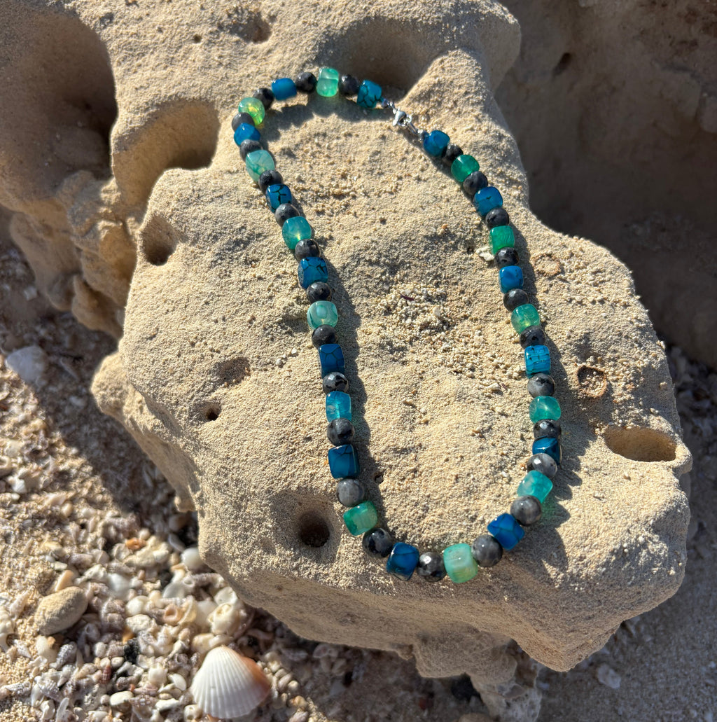 Ocean Breeze Beaded Necklace