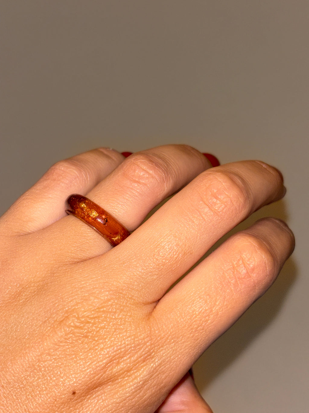 Brown & Gold Ring