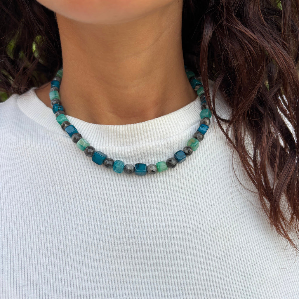 Ocean Breeze Beaded Necklace