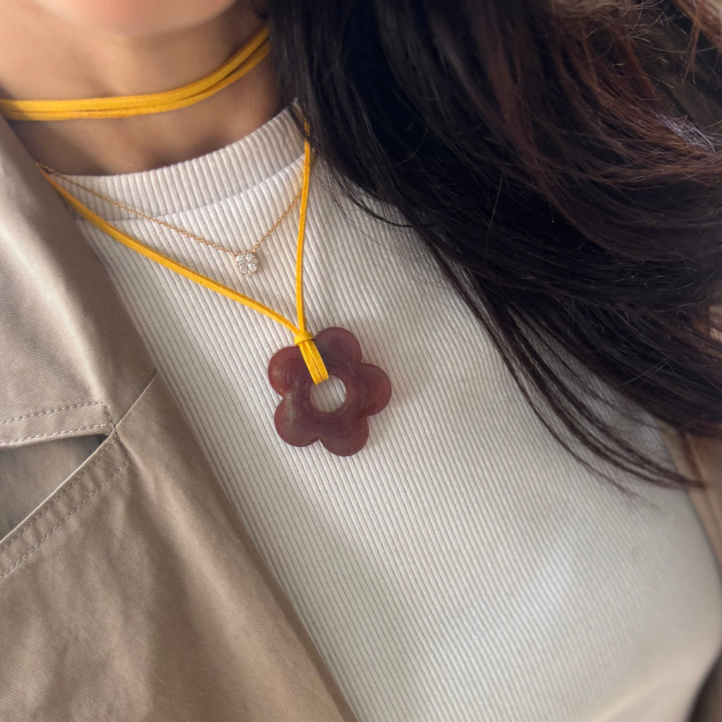 Flower Choker - Yellow