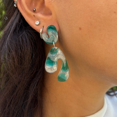 Aqua - turquoise & silver
