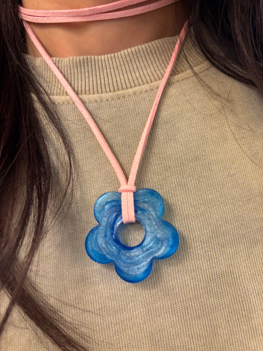 Flower Choker - Pink