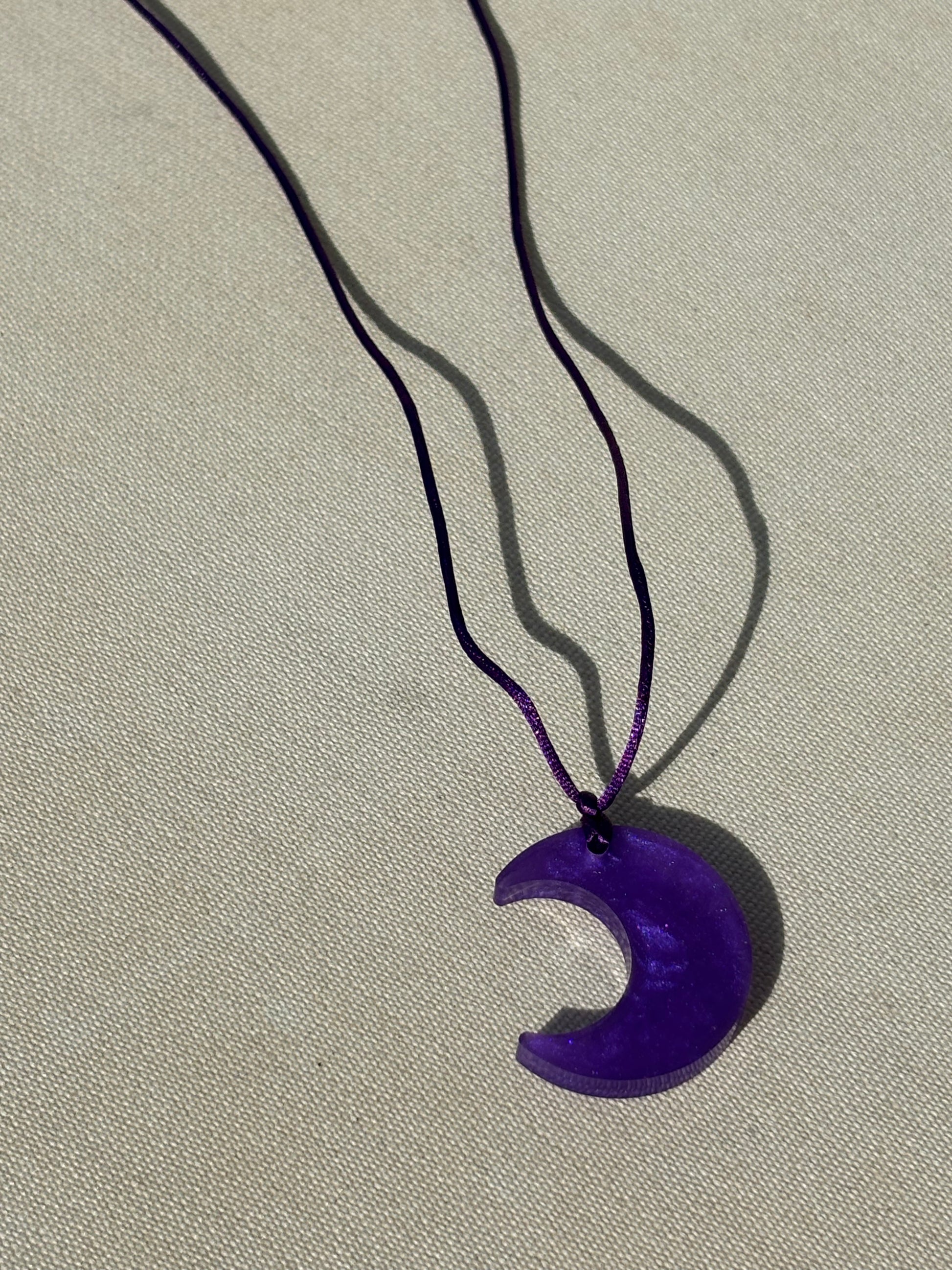 Crescent Choker - Purple