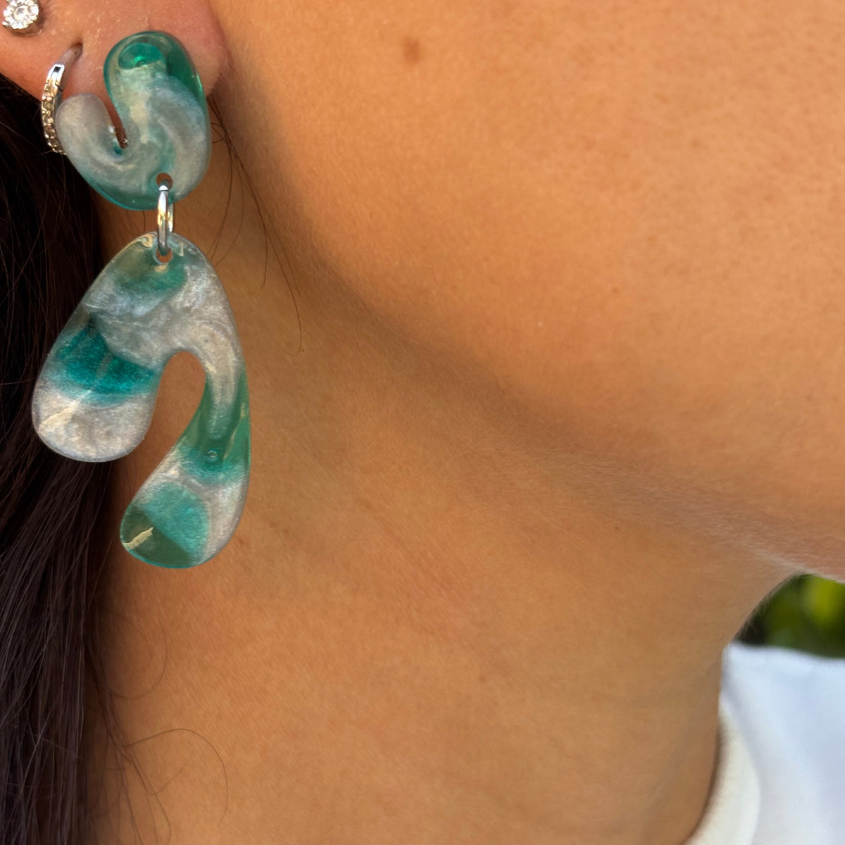 Aqua - turquoise & silver