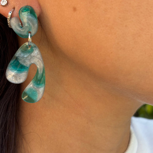 Aqua - turquoise & silver