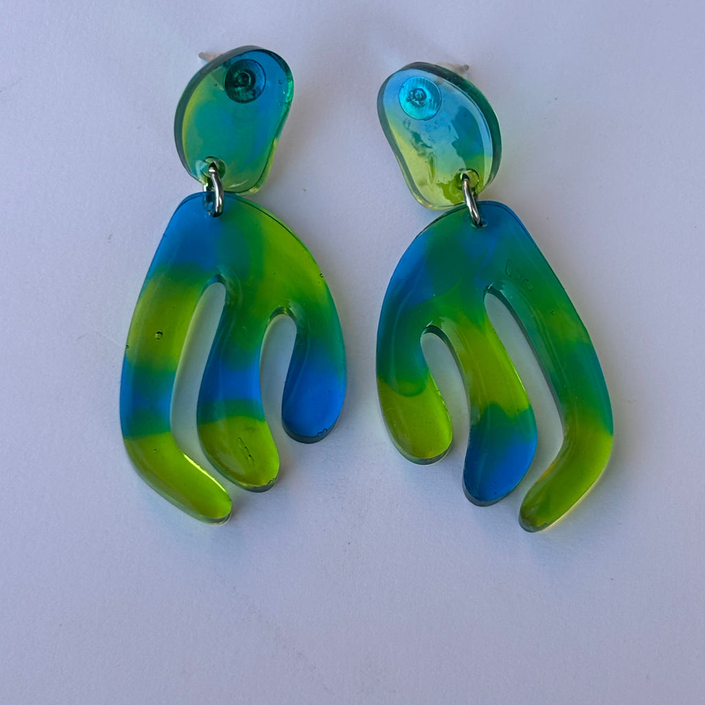 Lime Splash - Earrings