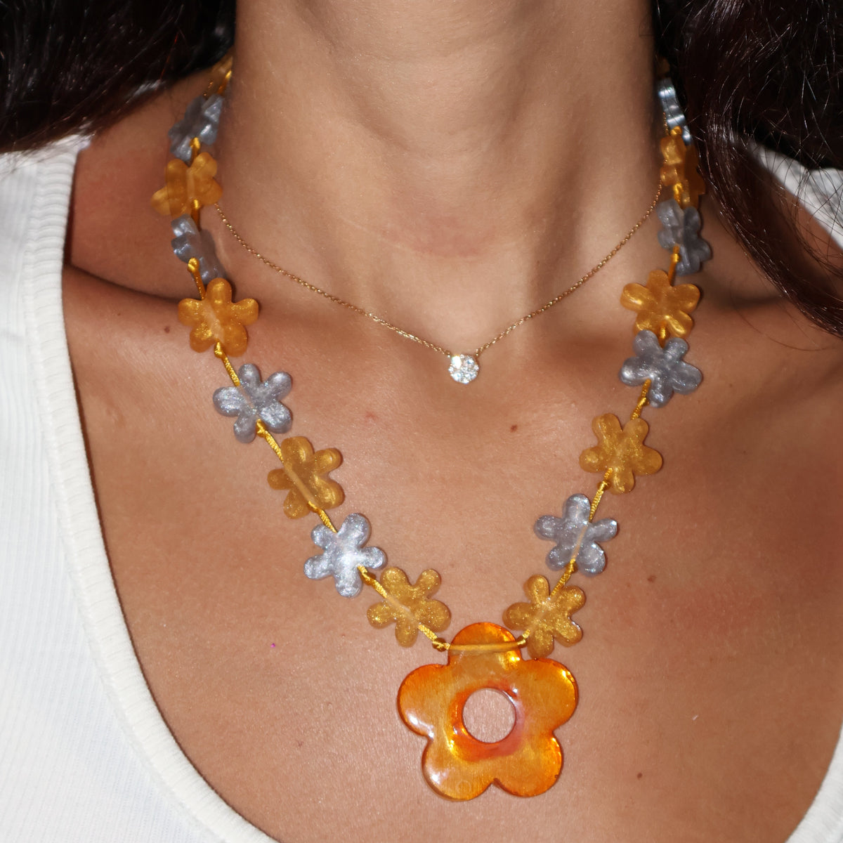 Flower necklace 🌼