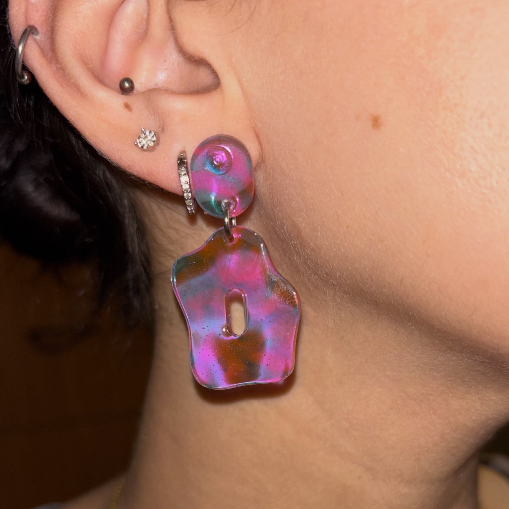 Cotton Candy - Earrings