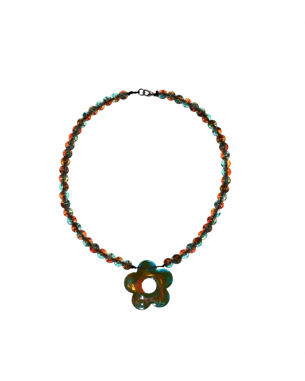 🧡Beaded Necklace 🩵