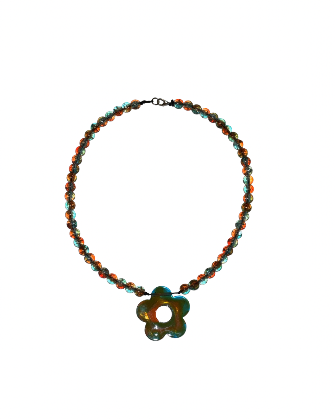 🧡Beaded Necklace 🩵