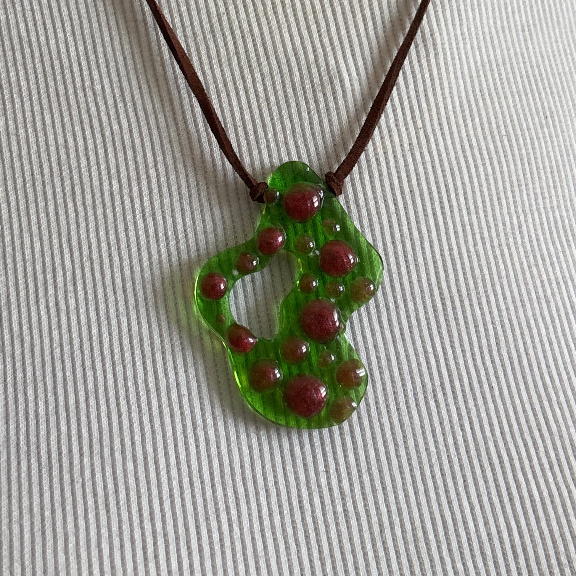Asymmetrical Choker - Lava Lamp