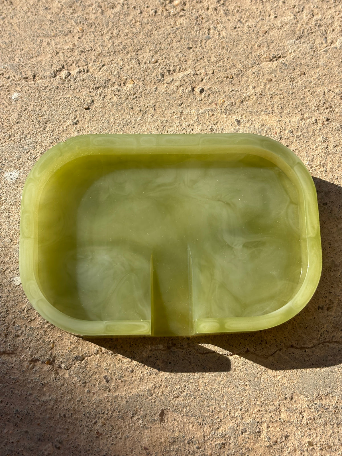 Olive Mist Soap Dish