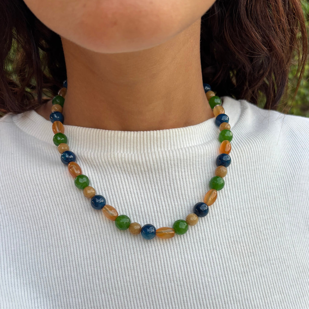 Forest Beaded Necklace