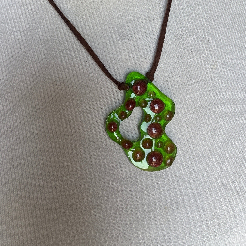 Asymmetrical Choker - Lava Lamp