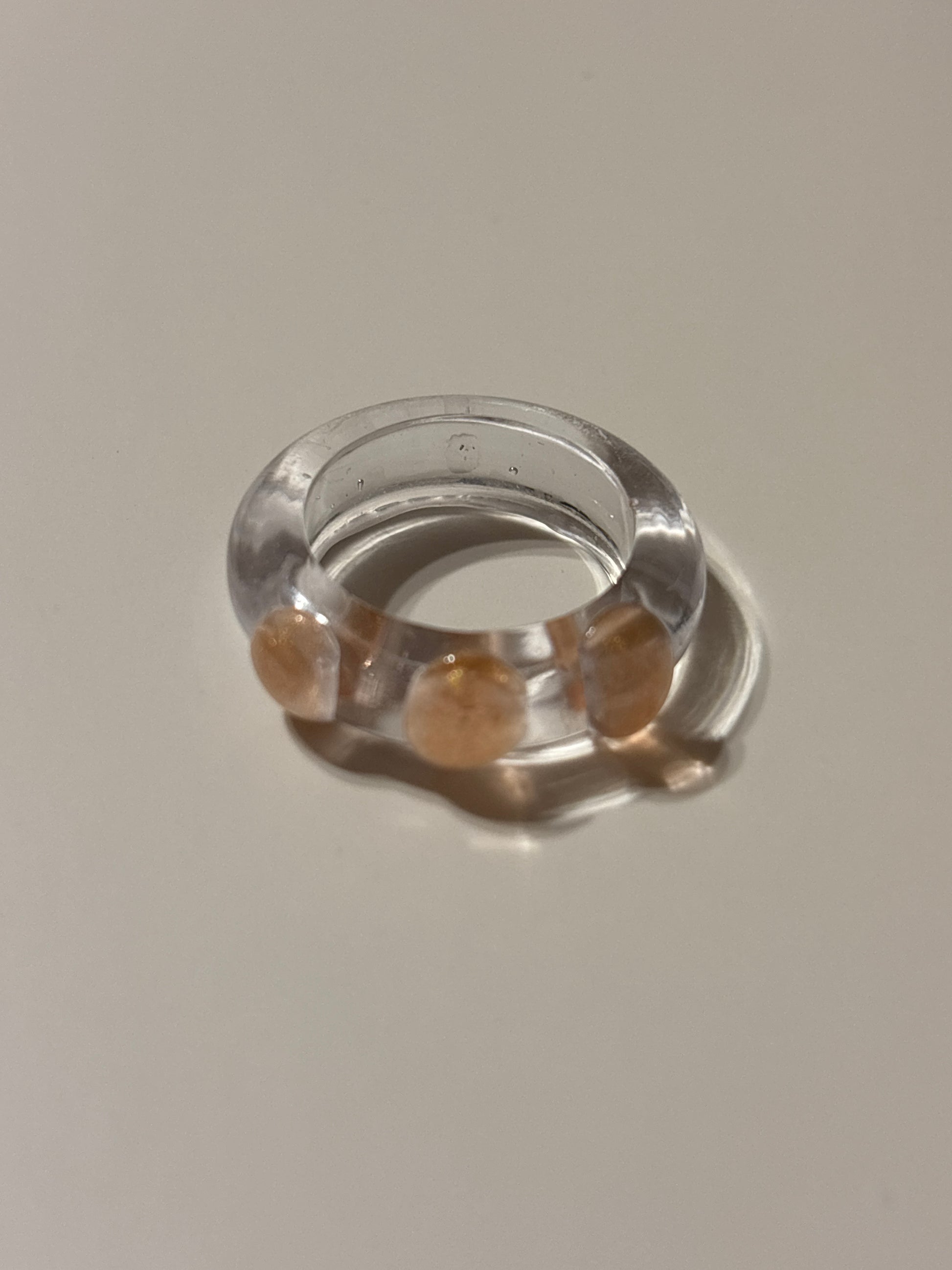 Gold 3D Dots Ring