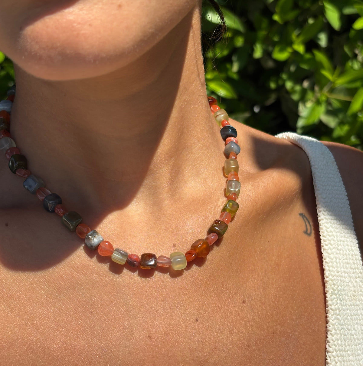 Sunset Beaded Necklace