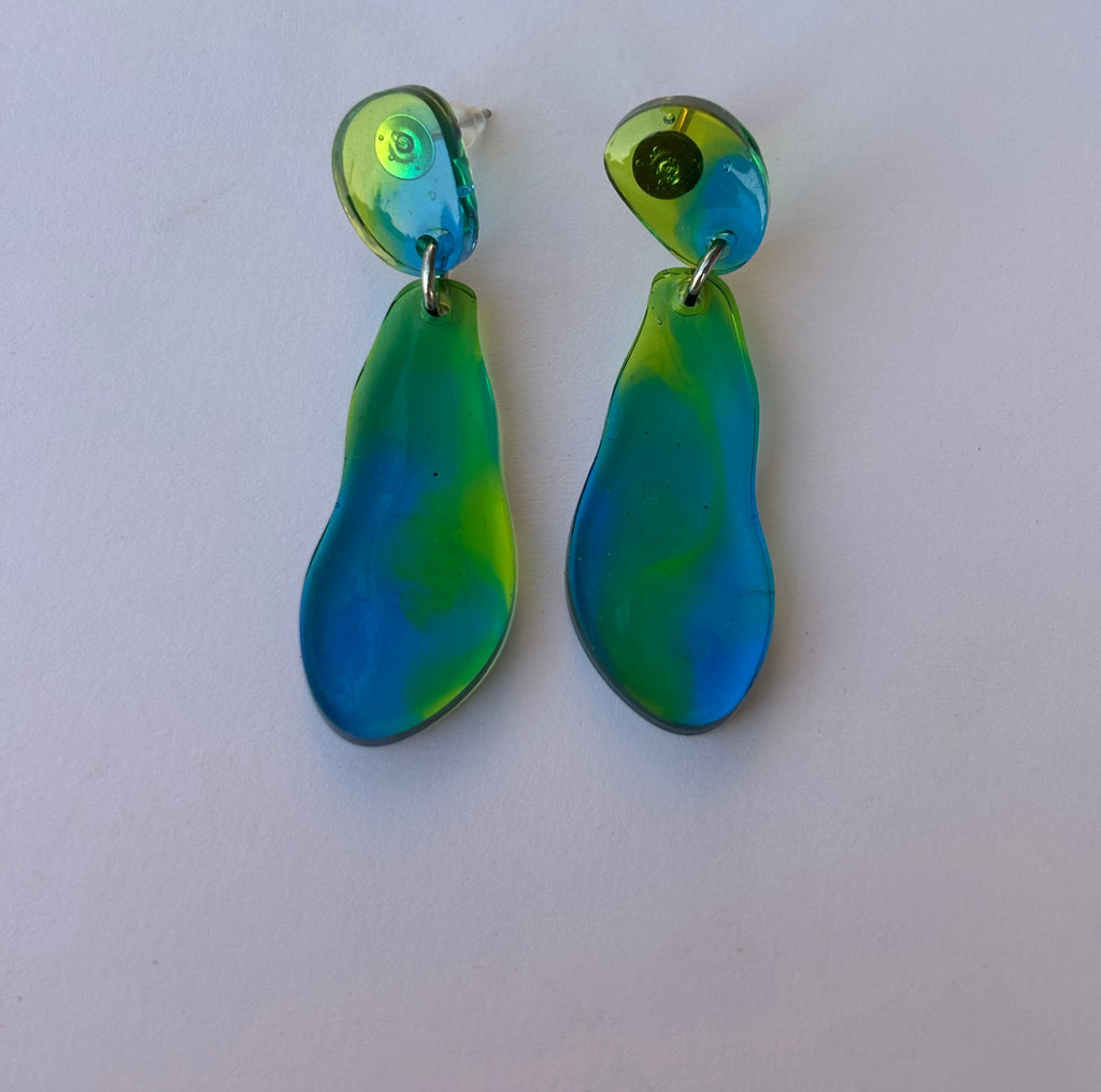 Lime Splash - Earrings