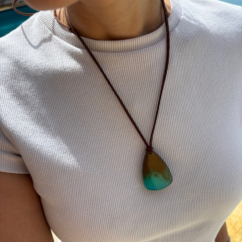 Brown & Teal Choker