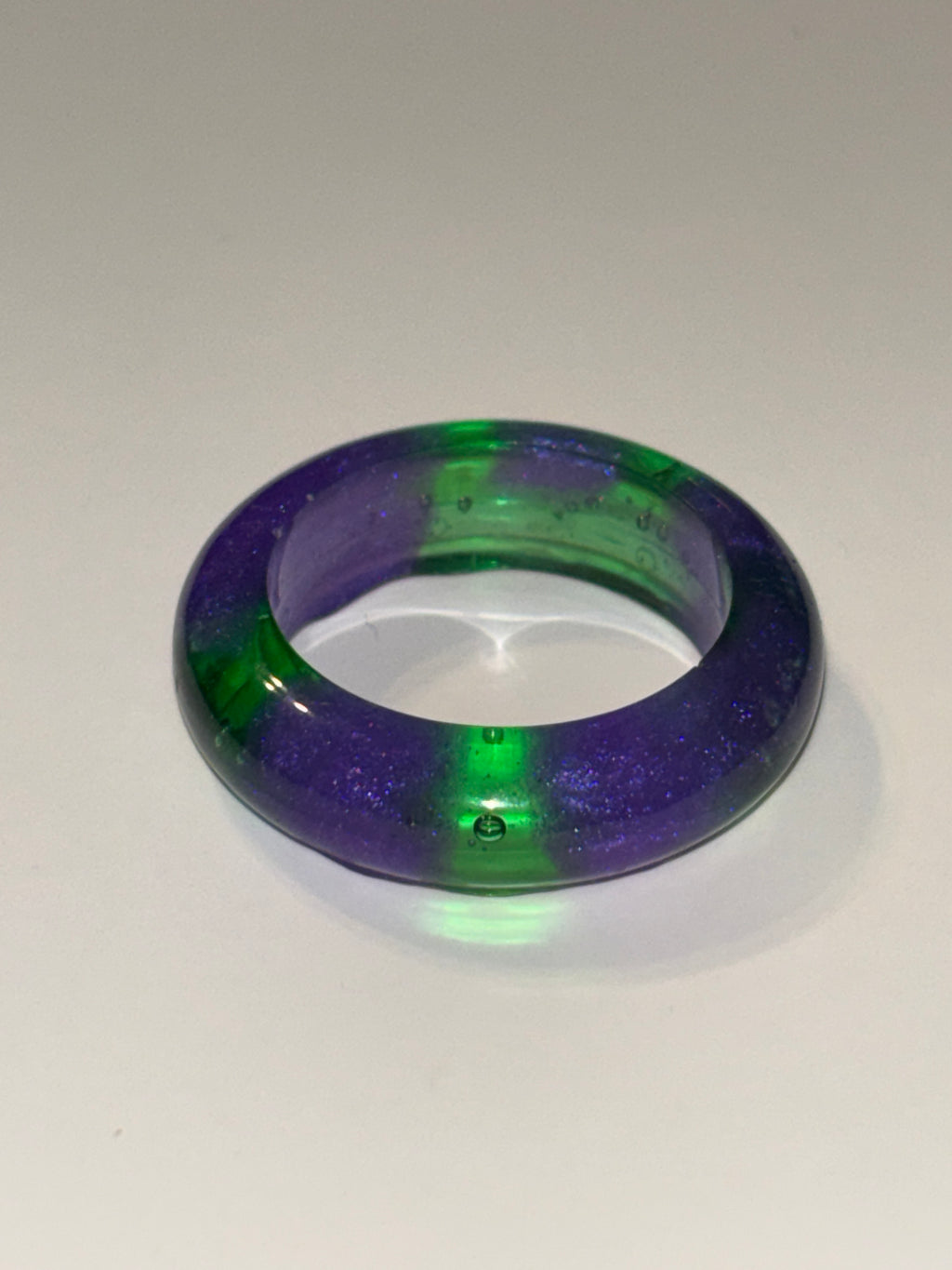 Purple & Green Ring