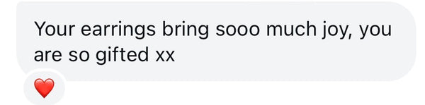 Customer feedback screenshot