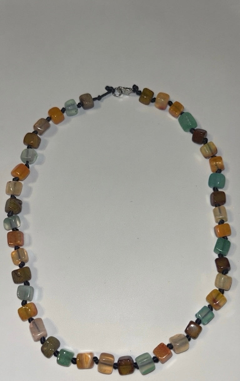 Mosaic Beaded Necklace