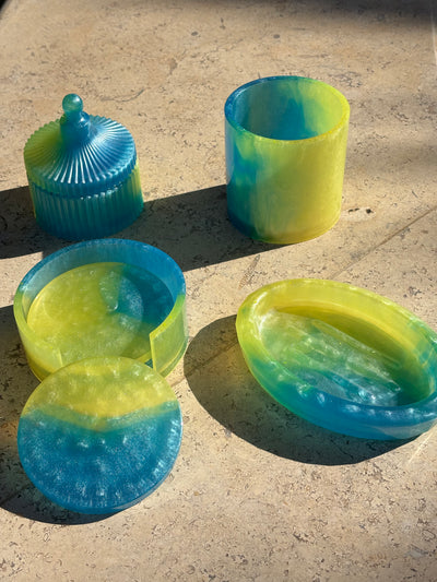 Blue & Yellow Gift Box