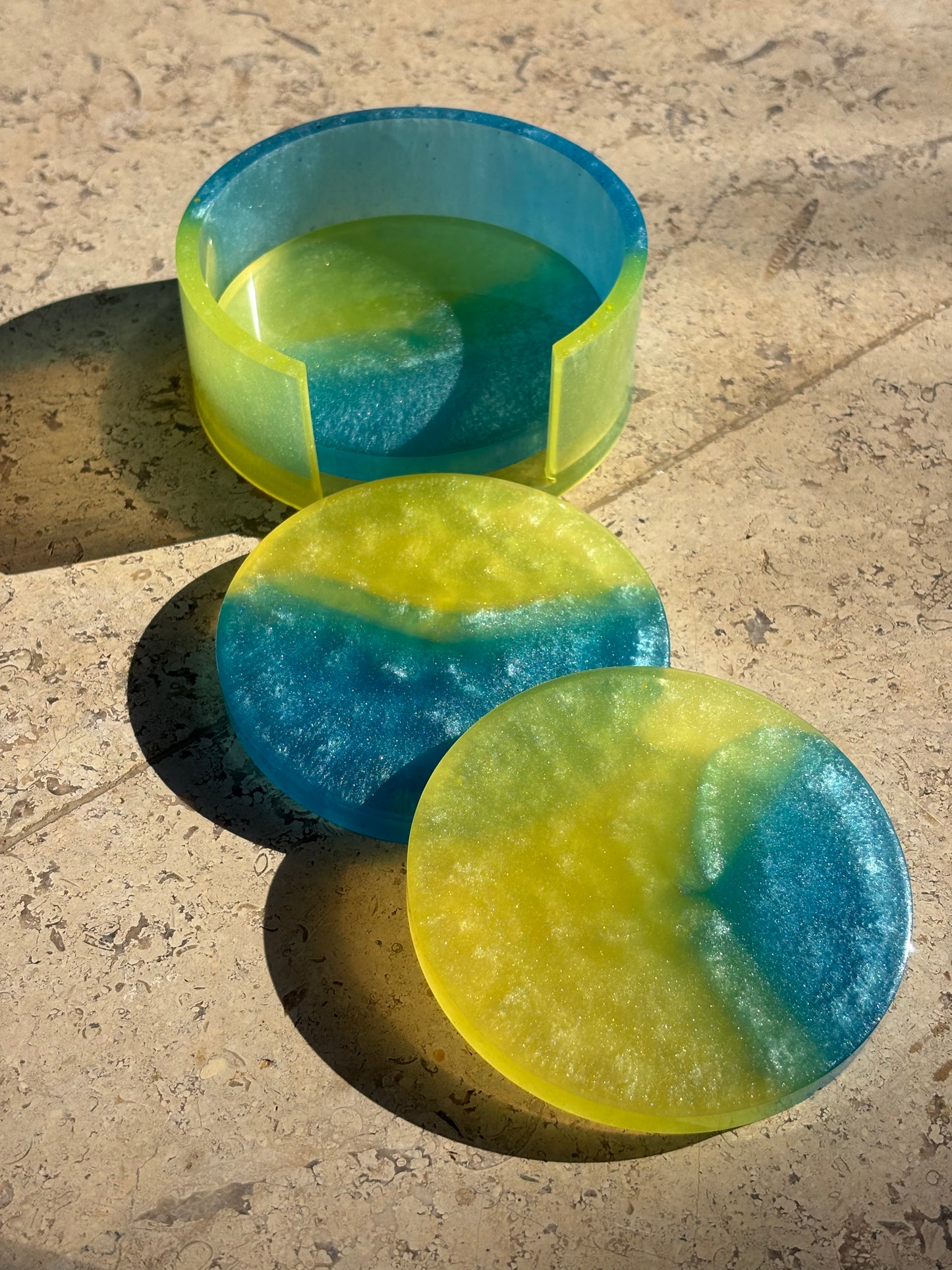 Blue & Yellow Gift Box