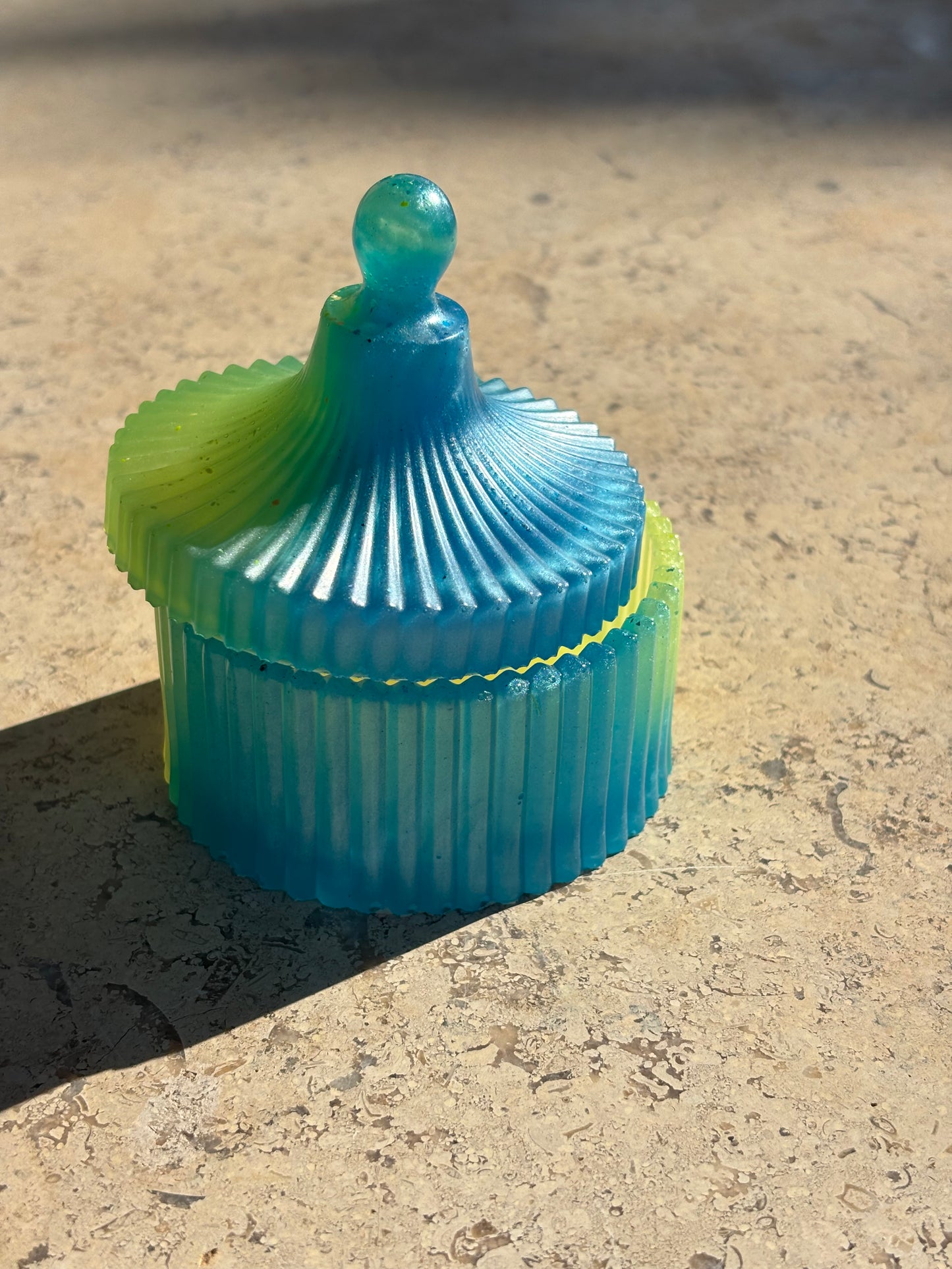 Blue & Yellow Gift Box