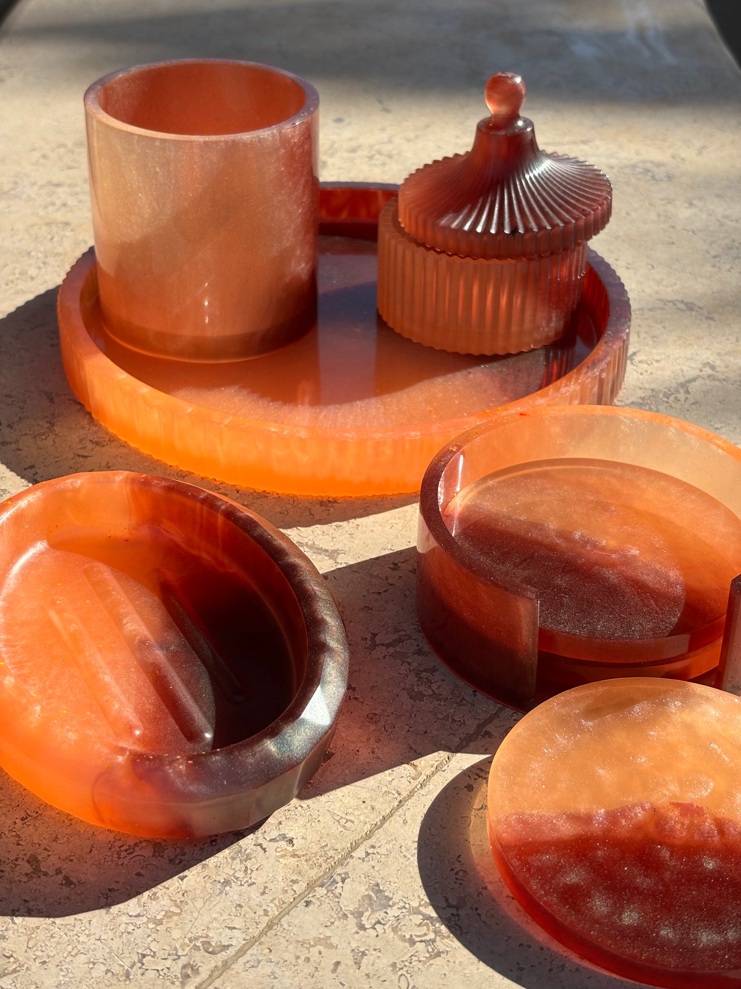 Brown & Orange Gift Box