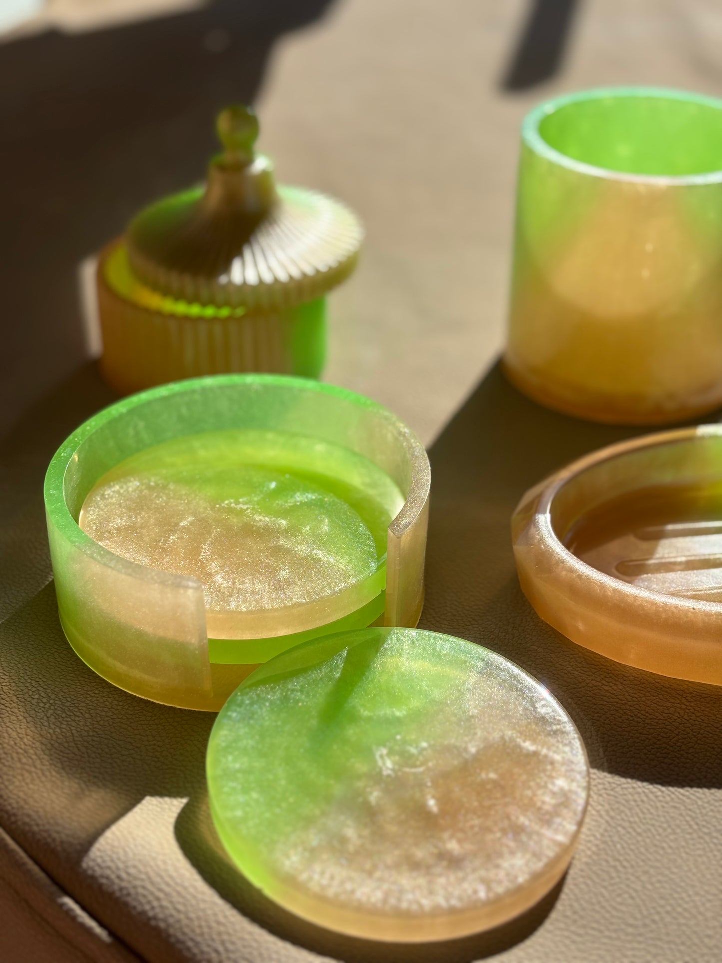 Green & Beige Gift Box