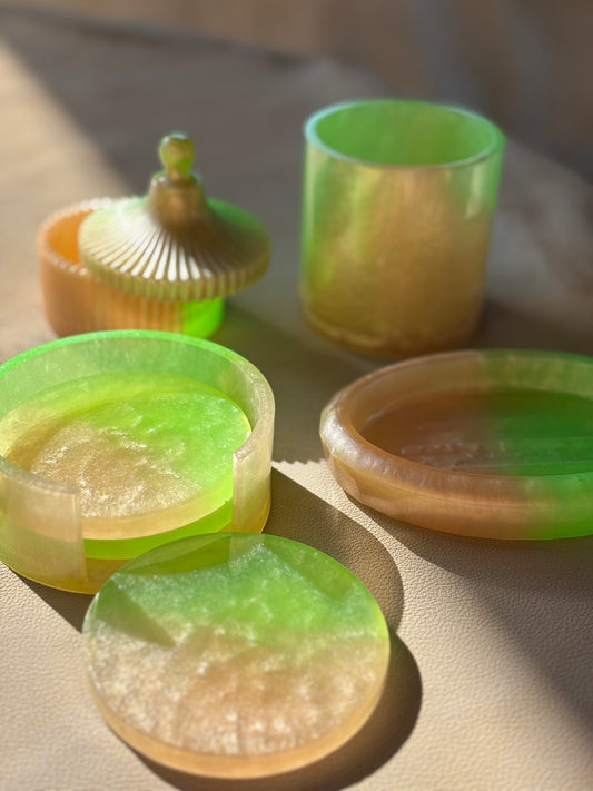 Green & Beige Gift Box