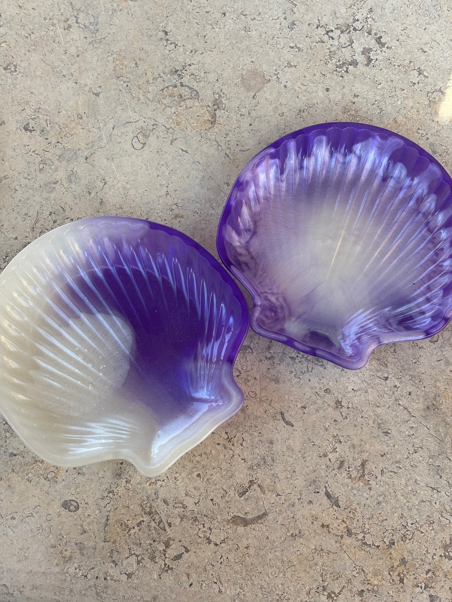 Purple & White Jewellery Dish
