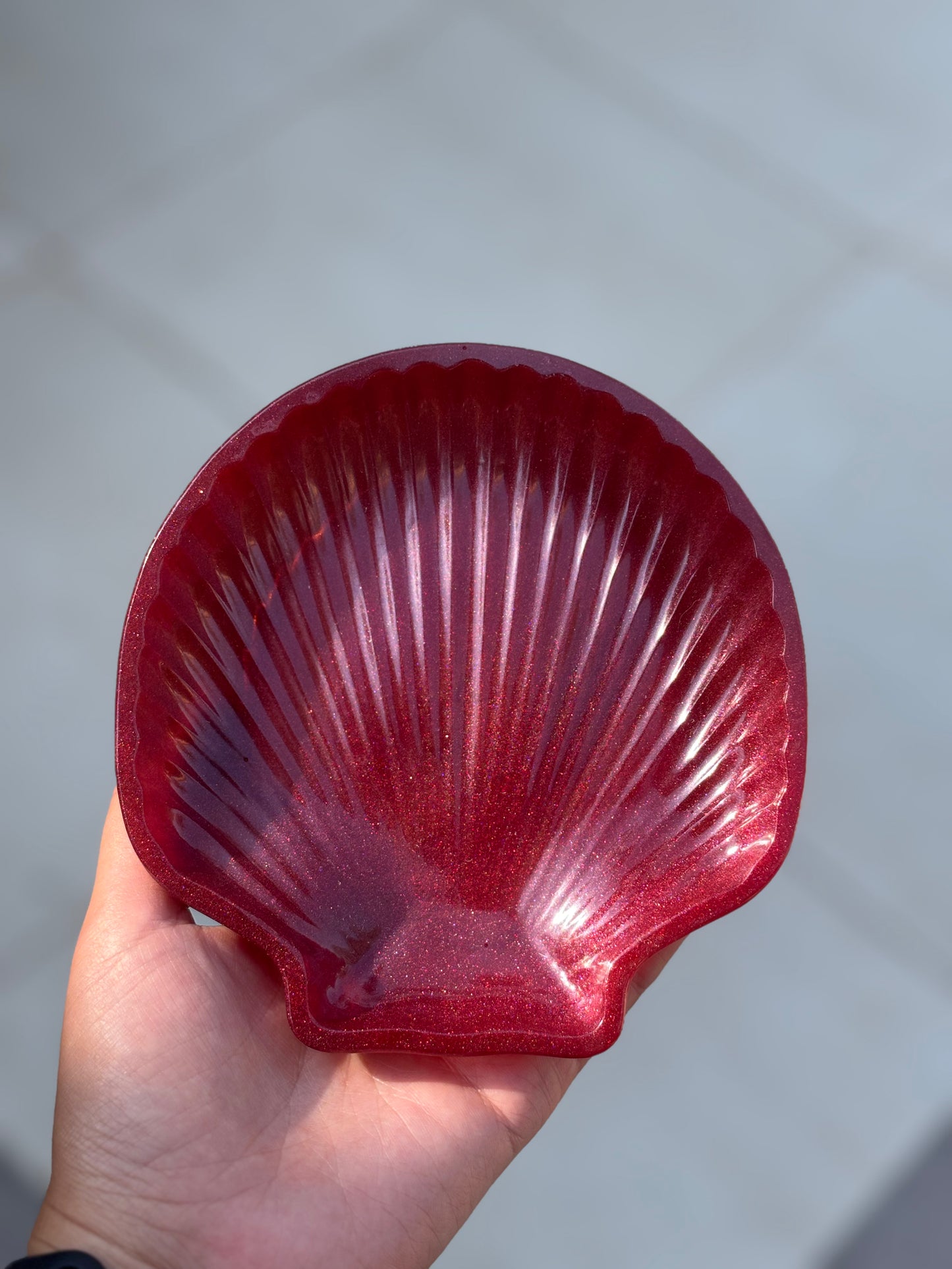 Red Jewellery Dish