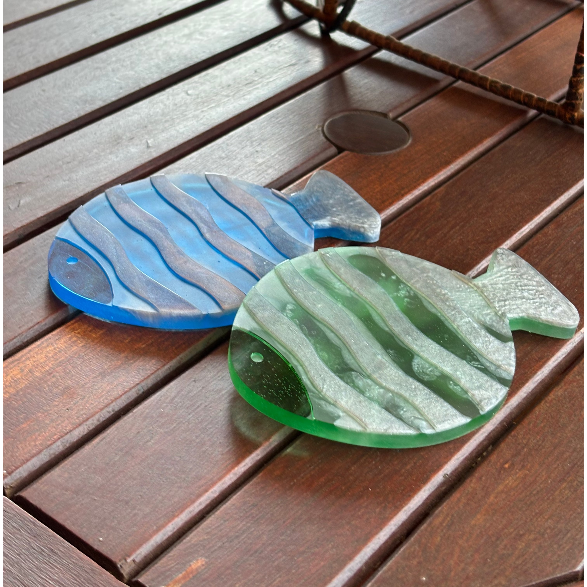 Lagoon Fish Coaster Set (Set of 2)