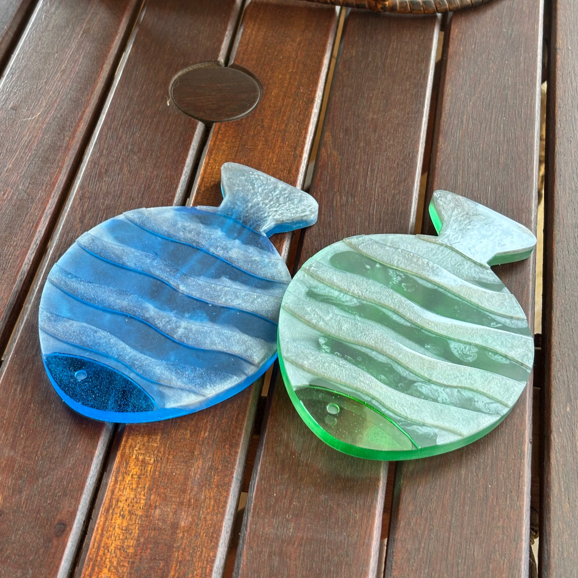 Lagoon Fish Coaster Set (Set of 2)